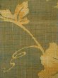 Photo7: L0323R Vintage Japanese Kimono Pale  Orange FUKURO NAGOYA Obi Leaf Silk. (Grade C) (7)