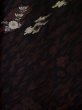 Photo7: L0324B Used Japanese women  Black HAORI short jacket / Silk. Chrysanthemum,   (Grade C) (7)