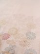 Photo12: L0324R Used Japanese women Smoky Creamy Kahki HAORI short jacket / Silk. Chrysanthemum,   (Grade D) (12)