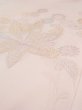Photo13: L0324R Used Japanese women Smoky Creamy Kahki HAORI short jacket / Silk. Chrysanthemum,   (Grade D) (13)