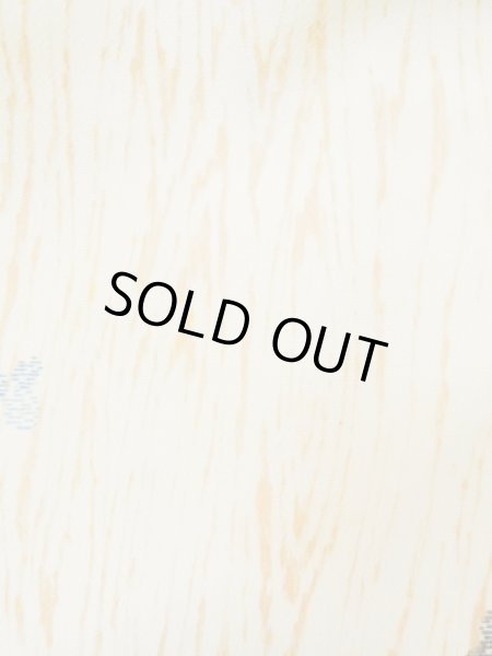 Photo8: L0330D Used Japanese women   Ivory HAORI short jacket / Synthetic. Flower,   (Grade C) (8)