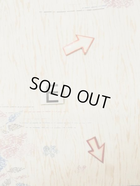 Photo19: L0330D Used Japanese women   Ivory HAORI short jacket / Synthetic. Flower,   (Grade C) (19)