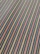 Photo8: L0330F Used Japanese women   Multi Color HAORI short jacket / Silk. Stripes   (Grade B) (8)