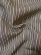 Photo10: L0330F Used Japanese women   Multi Color HAORI short jacket / Silk. Stripes   (Grade B) (10)