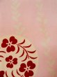 Photo6: L0331B Used Japanese women pink JUBAN undergarment / Silk. Flower,   (Grade C) (6)