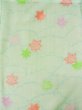 Photo3: L0331F Used Japanese women Light green JUBAN undergarment / Mousseline. MOMIJI maple leaf,   (Grade D) (3)