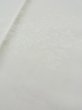 Photo9: L0331M Used Japanese women  white JUBAN undergarment / Synthetic.  Base woven pattern: UME plum bloom, grass, cloud  (Grade C) (9)