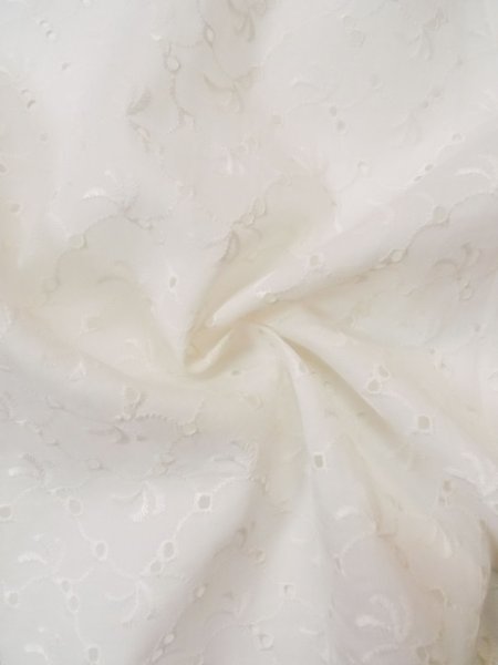 Photo10: L0406E Used Japanese women  Off White JUBAN undergarment / Linen. Abstract pattern   (Grade C) (10)