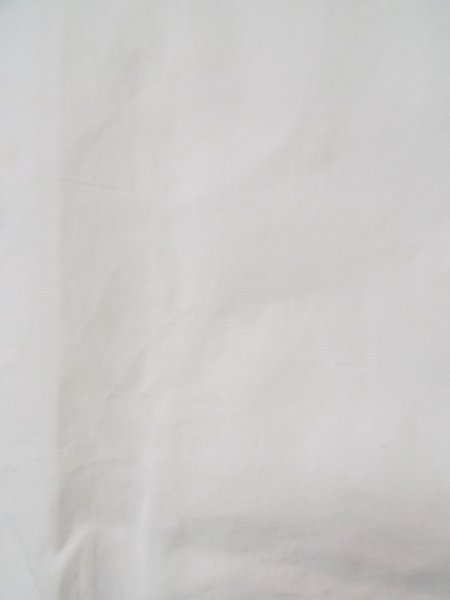 Photo5: L0406F Used Japanese women  Off White JUBAN undergarment / Linen.    (Grade C) (5)