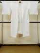 Photo1: L0406H Used Japanese women  Off White JUBAN undergarment / Linen.    (Grade C) (1)