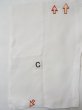 Photo16: L0406H Used Japanese women  Off White JUBAN undergarment / Linen.    (Grade C) (16)