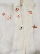 Photo18: L0406H Used Japanese women  Off White JUBAN undergarment / Linen.    (Grade C) (18)