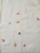 Photo14: L0406I Used Japanese women  Off White JUBAN undergarment / Linen.    (Grade D) (14)