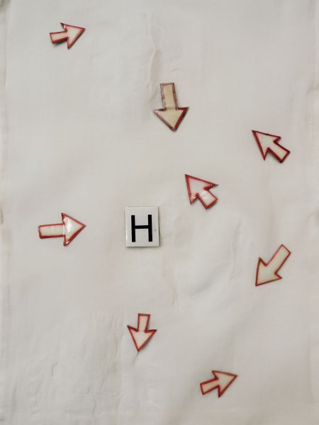 Photo21: L0406I Used Japanese women  Off White JUBAN undergarment / Linen.    (Grade D) (21)