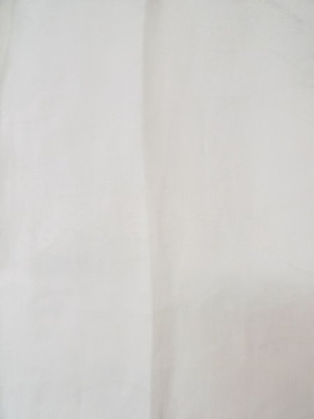 Photo3: L0406J Used Japanese women  Off White JUBAN undergarment / Synthetic.    (Grade C) (3)