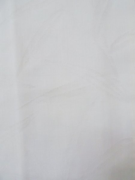 Photo4: L0406K Used Japanese women  Off White JUBAN undergarment / Synthetic.    (Grade D) (4)