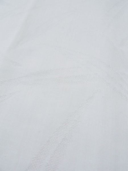 Photo7: L0406K Used Japanese women  Off White JUBAN undergarment / Synthetic.    (Grade D) (7)