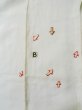 Photo12: L0406M Used Japanese women  Off White JUBAN undergarment / Linen.    (Grade C) (12)