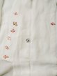 Photo17: L0406M Used Japanese women  Off White JUBAN undergarment / Linen.    (Grade C) (17)