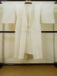 Photo1: L0406N Used Japanese women  Cream JUBAN undergarment / Linen.    (Grade D) (1)