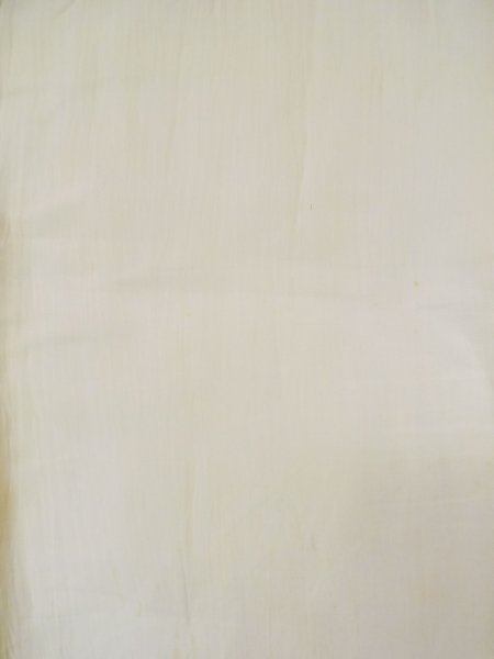 Photo3: L0406N Used Japanese women  Cream JUBAN undergarment / Linen.    (Grade D) (3)