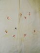 Photo11: L0406N Used Japanese women  Cream JUBAN undergarment / Linen.    (Grade D) (11)