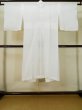 Photo2: L0406O Used Japanese women white JUBAN undergarment / Linen.    (Grade C) (2)