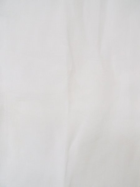 Photo3: L0406O Used Japanese women white JUBAN undergarment / Linen.    (Grade C) (3)