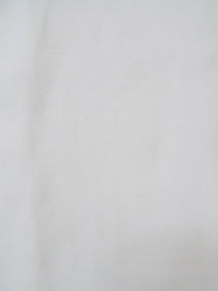 Photo5: L0406O Used Japanese women white JUBAN undergarment / Linen.    (Grade C) (5)