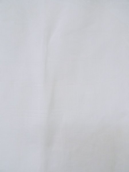 Photo6: L0406O Used Japanese women white JUBAN undergarment / Linen.    (Grade C) (6)