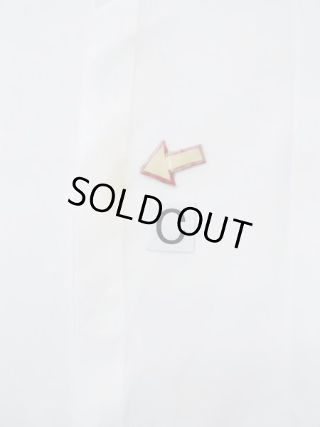 Photo15: L0406O Used Japanese women white JUBAN undergarment / Linen.    (Grade C) (15)