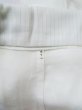 Photo13: L0406P Used Japanese women  white JUBAN undergarment / Linen.  There is a impression from use.  (Grade C) (13)