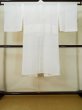 Photo2: L0406Q Used Japanese women  white JUBAN undergarment / Linen.    (Grade C) (2)