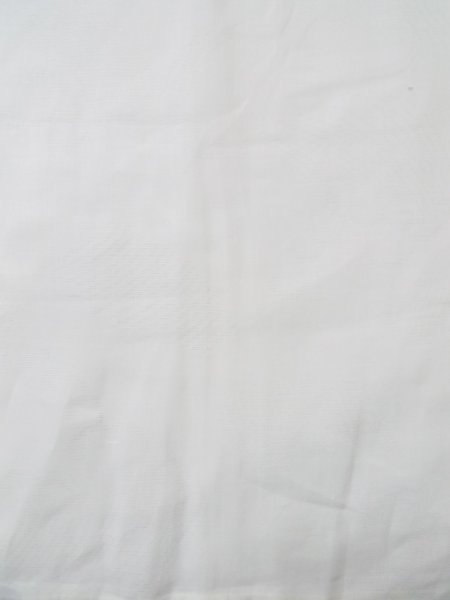 Photo4: L0406Q Used Japanese women  white JUBAN undergarment / Linen.    (Grade C) (4)