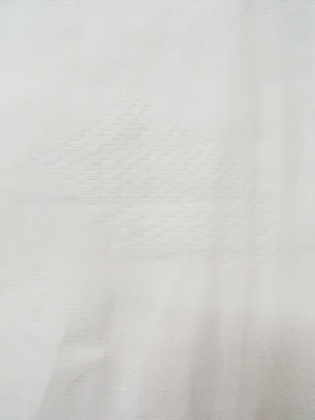 Photo7: L0406Q Used Japanese women  white JUBAN undergarment / Linen.    (Grade C) (7)