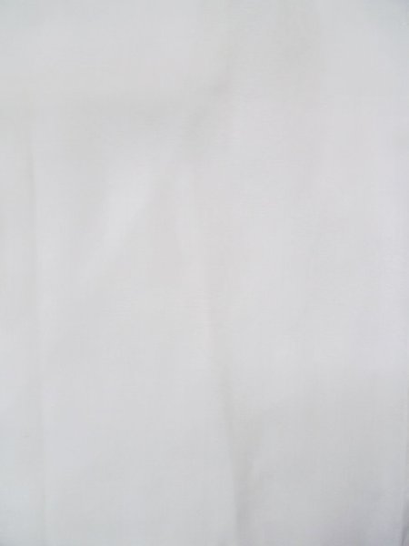 Photo3: L0406S Used Japanese women  white JUBAN undergarment / Synthetic.    (Grade D) (3)