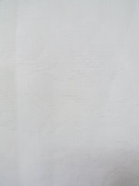 Photo5: L0406S Used Japanese women  white JUBAN undergarment / Synthetic.    (Grade D) (5)