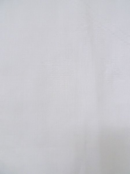 Photo6: L0406S Used Japanese women  white JUBAN undergarment / Synthetic.    (Grade D) (6)