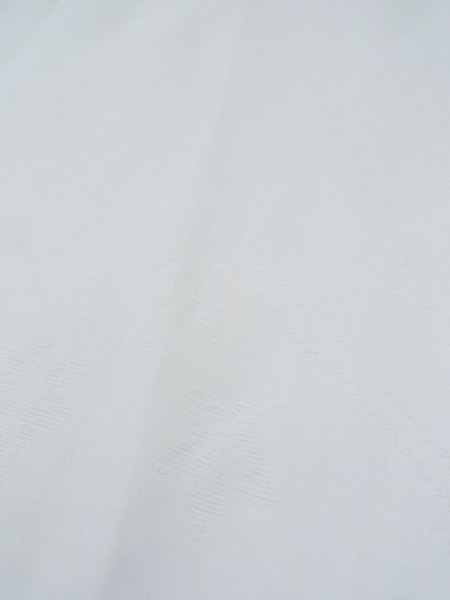 Photo8: L0406S Used Japanese women  white JUBAN undergarment / Synthetic.    (Grade D) (8)