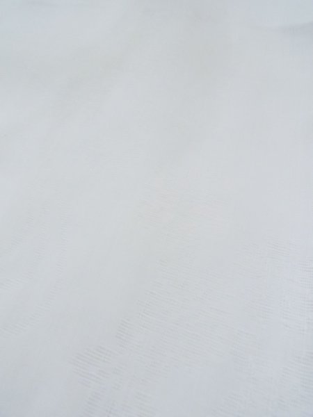 Photo9: L0406S Used Japanese women  white JUBAN undergarment / Synthetic.    (Grade D) (9)
