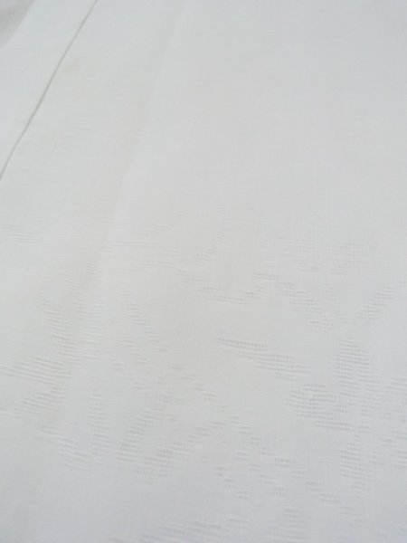 Photo10: L0406S Used Japanese women  white JUBAN undergarment / Synthetic.    (Grade D) (10)