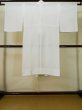 Photo2: L0406U Used Japanese women  white JUBAN undergarment / Synthetic.    (Grade C) (2)