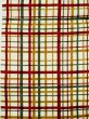 Photo3: L0407E Vintage Japanese Kimono   Ivory HANHABA OBI half width sash Plaid Checks Cotton. (3)