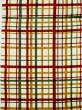 Photo3: L0407E Vintage Japanese Kimono   Ivory HANHABA OBI half width sash Plaid Checks Cotton. (3)