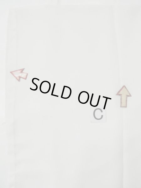 Photo13: L0413G Used Japanese women  Off White JUBAN undergarment / Synthetic.    (Grade D) (13)