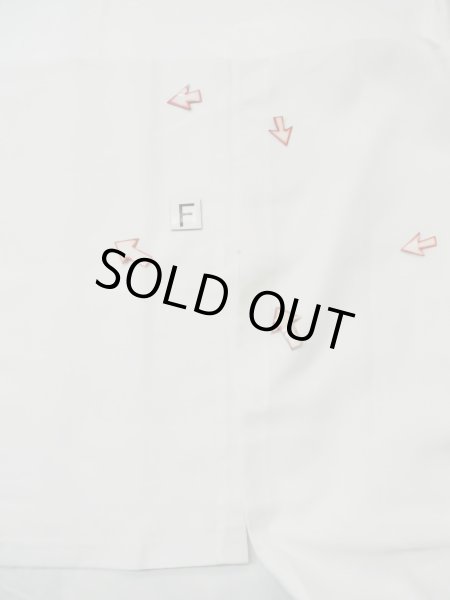 Photo16: L0413G Used Japanese women  Off White JUBAN undergarment / Synthetic.    (Grade D) (16)