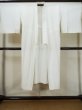 Photo1: L0413N Used Japanese women  Off White JUBAN undergarment / Silk.    (Grade B) (1)