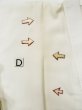 Photo11: L0413N Used Japanese women  Off White JUBAN undergarment / Silk.    (Grade B) (11)