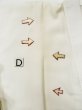 Photo11: L0413N Used Japanese women  Off White JUBAN undergarment / Silk.    (Grade B) (11)