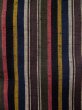 Photo5: Mint L0414G Vintage Japanese Kimono Grayish  Multi Color HANHABA OBI half width sash Stripes Cotton. (5)